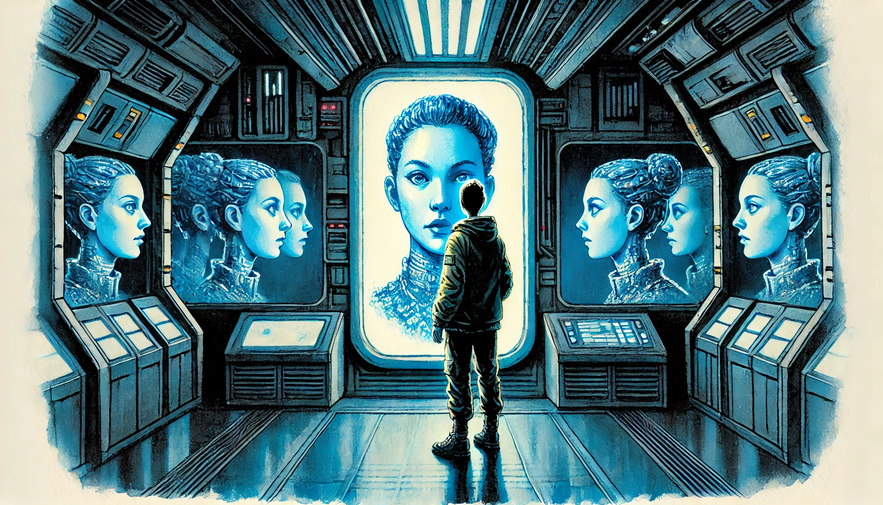 [The Doppelganger, ilustracja archetypu (Dall-E)