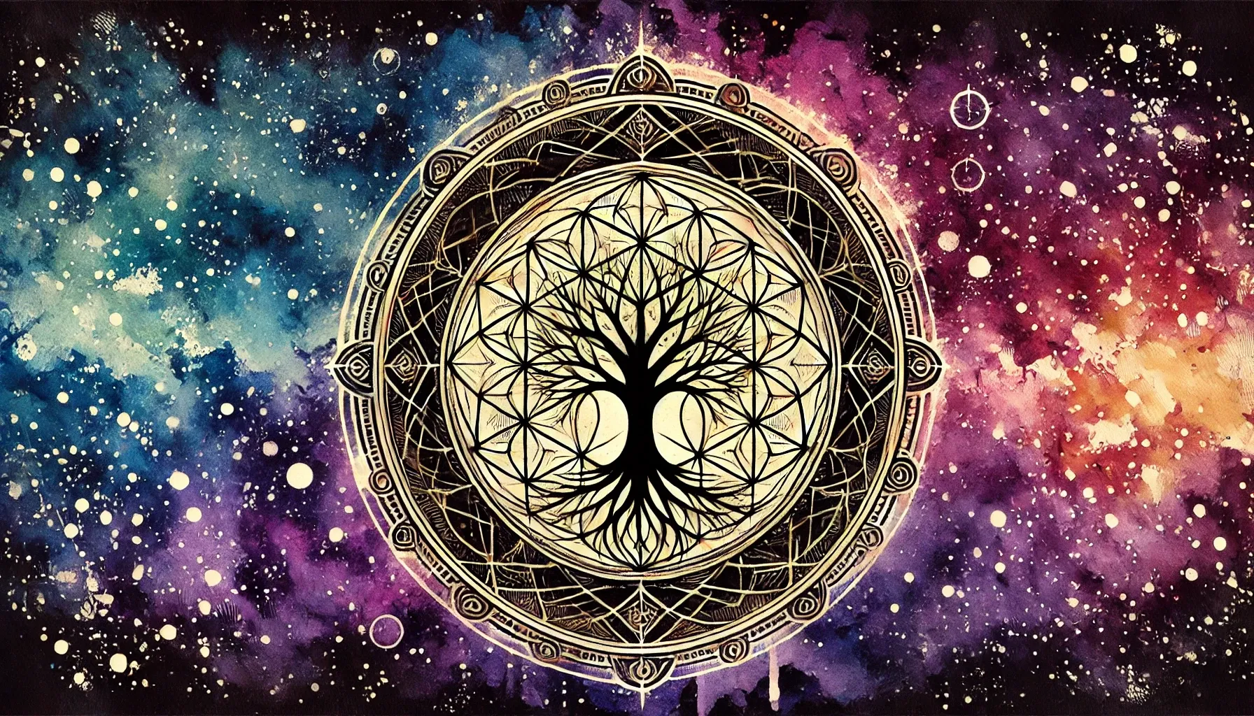 [Energia Fidetis, drzewo życia symbolizujące harmonię i cykle]