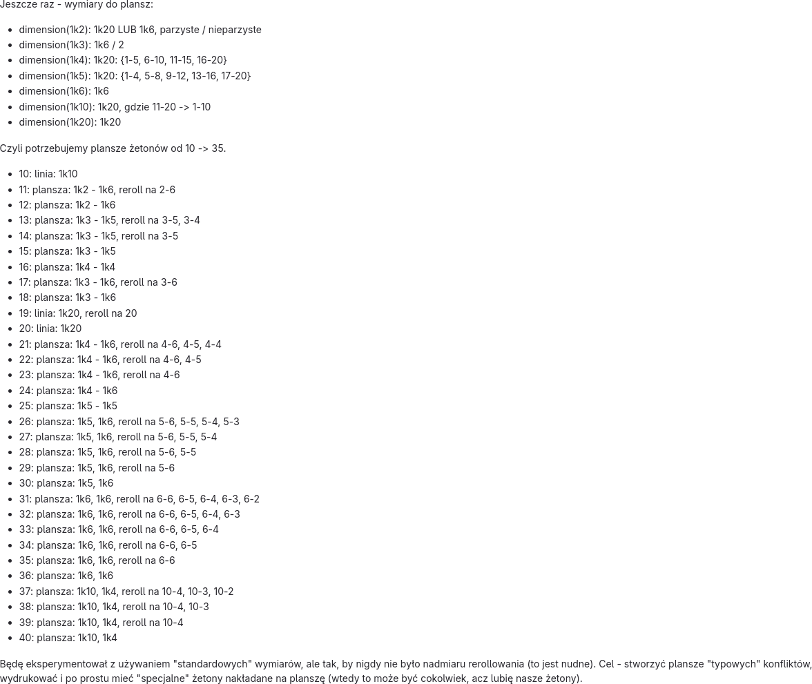 [Dimensions and constraints]