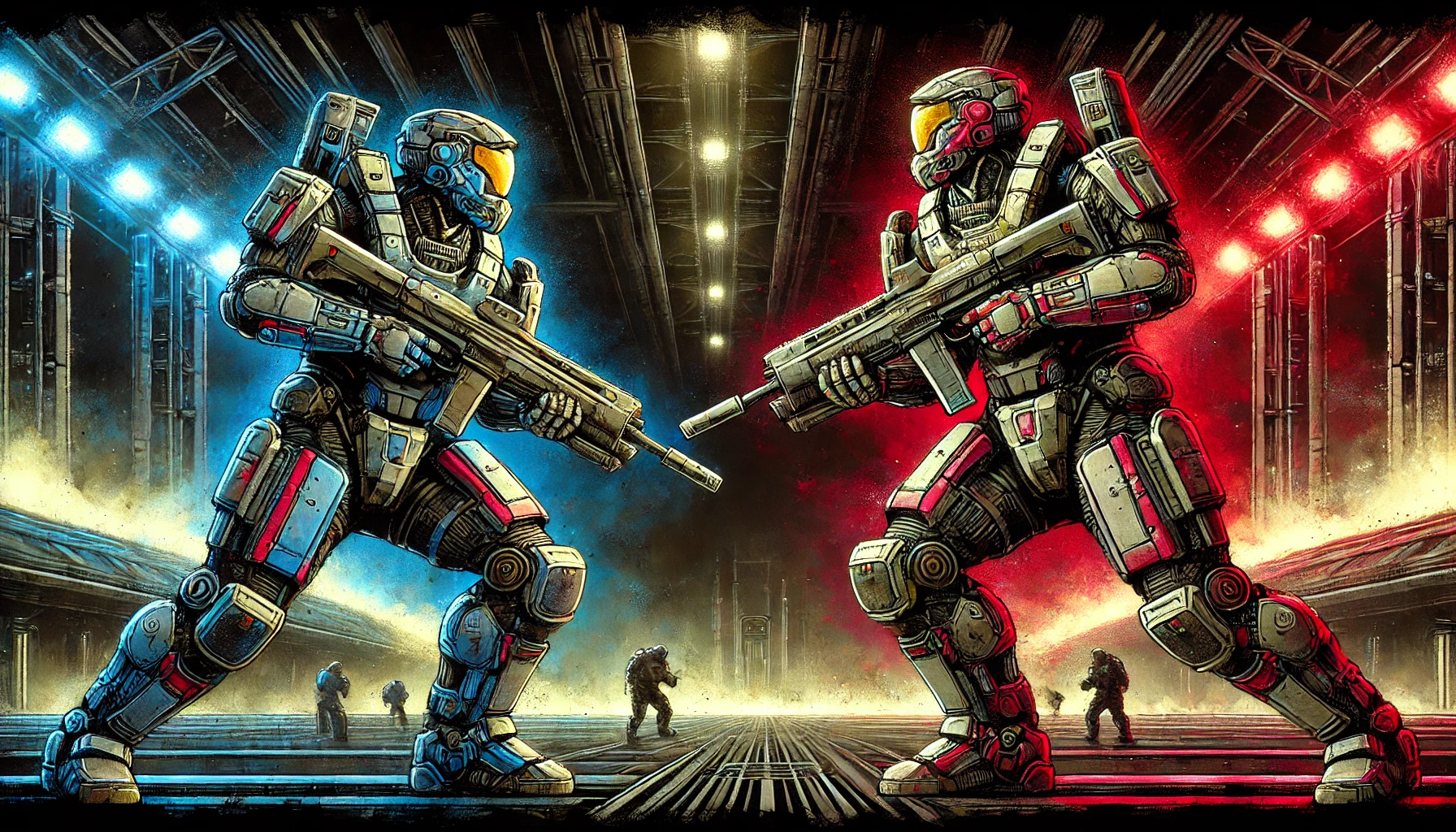 [Duel between two servars]