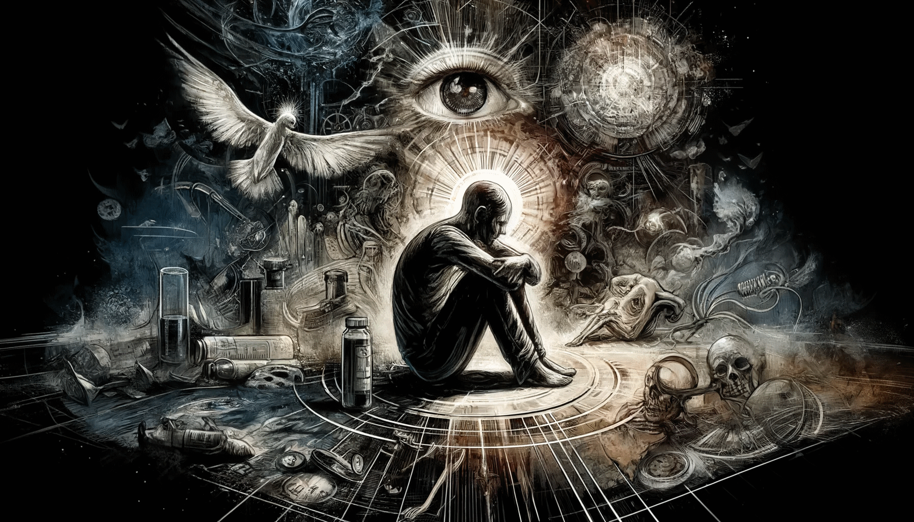 [The Addicted, ilustracja archetypu (Dall-E)