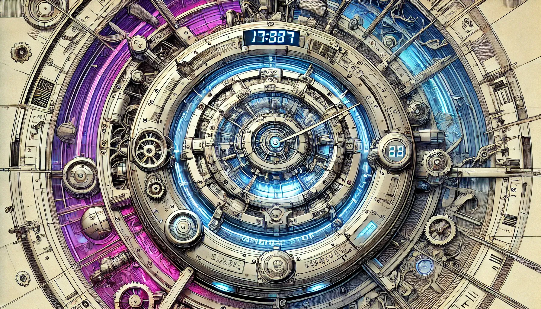 [Niekształtny zegar zarządzający torami]